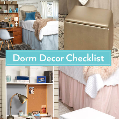 Dorm Decor Checklist