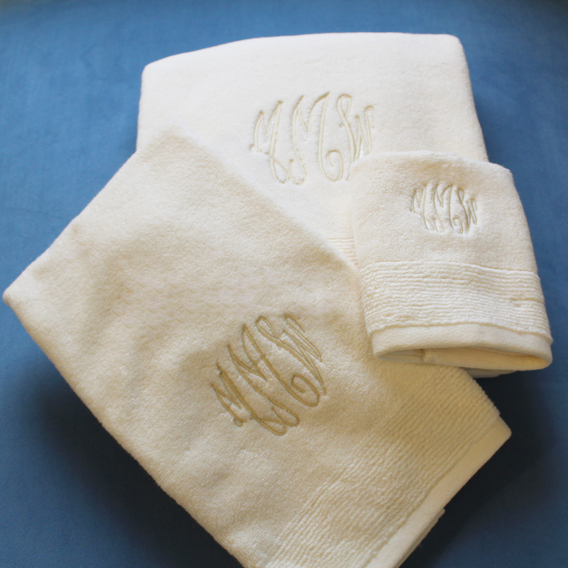 Bamboo Cotton Towel Set- Ivory