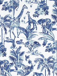 Fabric Swatch - Blue Safari