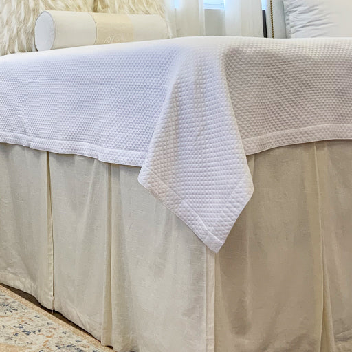 Diamond Matelasse White - Twin