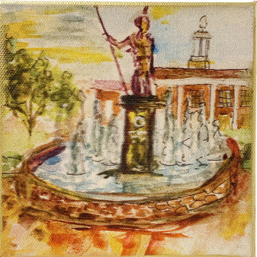 Troy Painting by Shannon Harris Art- 6" x 6"