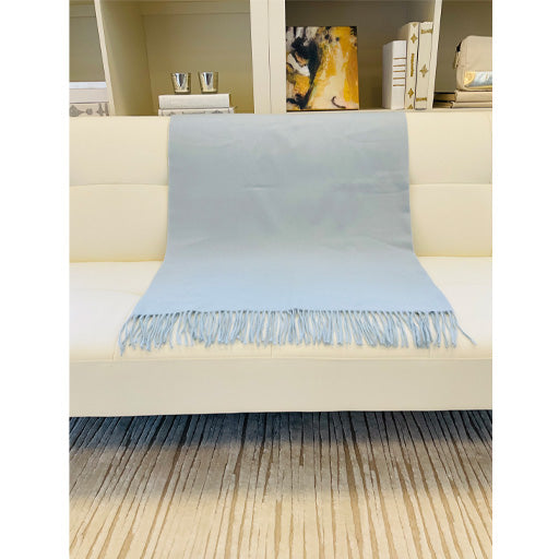 Edinburgh throw- Light blue