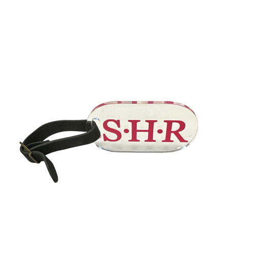 Acrylic Luggage Tag with Free Monogram
