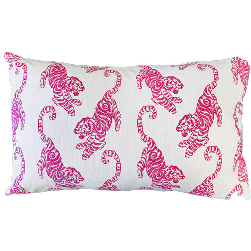 Roaring Pink Lumbar Dorm Pillows Dorm Decor