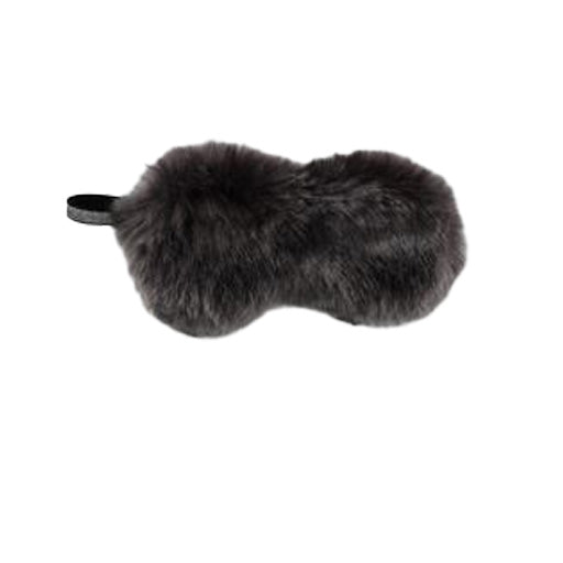 Fur Eye Mask - Graphite