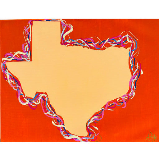 State of Texas - 28" x 22"