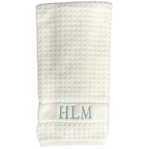 Waffle Cotton Hand Towel - White