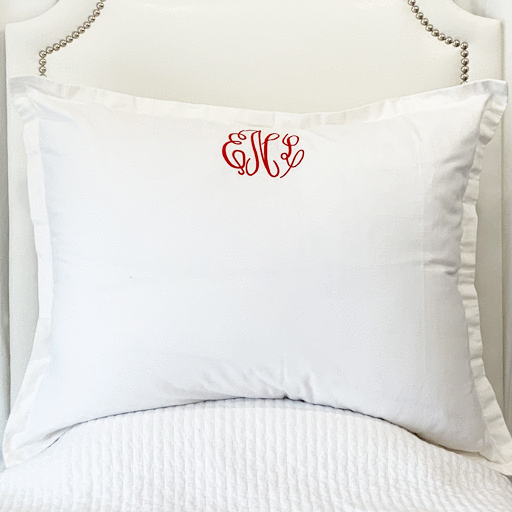 Huge Dutch Euro Pillow - White
