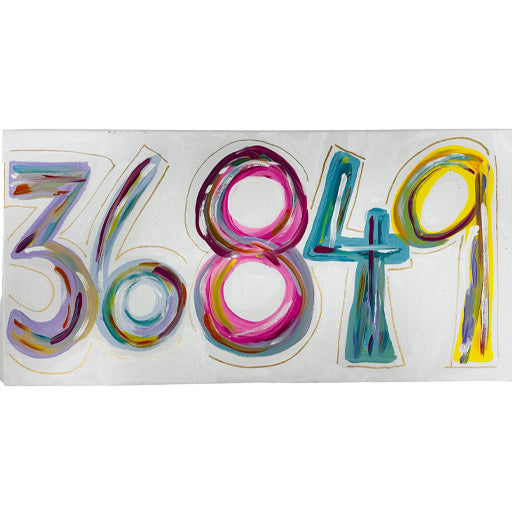 Zip Codes, Custom - 24"W x 12"H