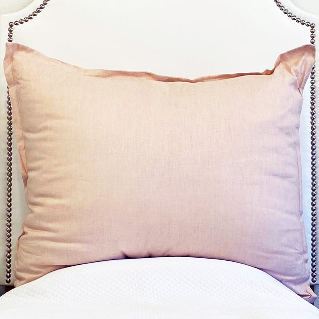 Pale pink throw online pillows