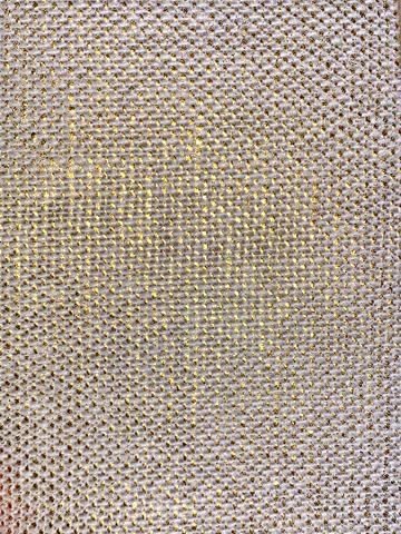 Bed Skirt Panel - Gold Metallic