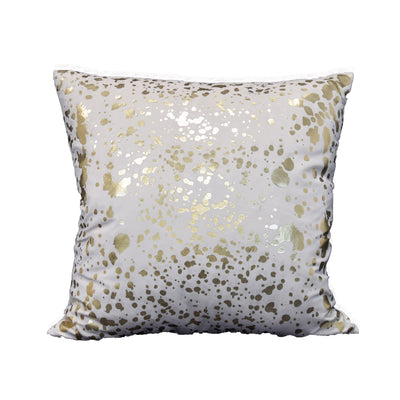 Pollock Pillow - Ivory and Gold