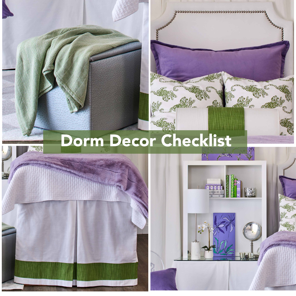 Dorm Decor Checklist