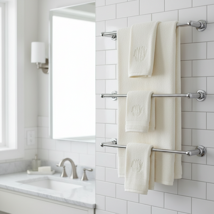 Bamboo Cotton Towel Set- Ivory