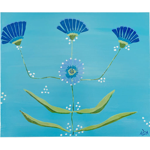 Bursting Blooms - 24"W x 20"H