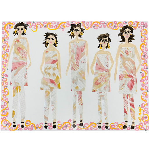 Fashionistas - 18"H x 24"W