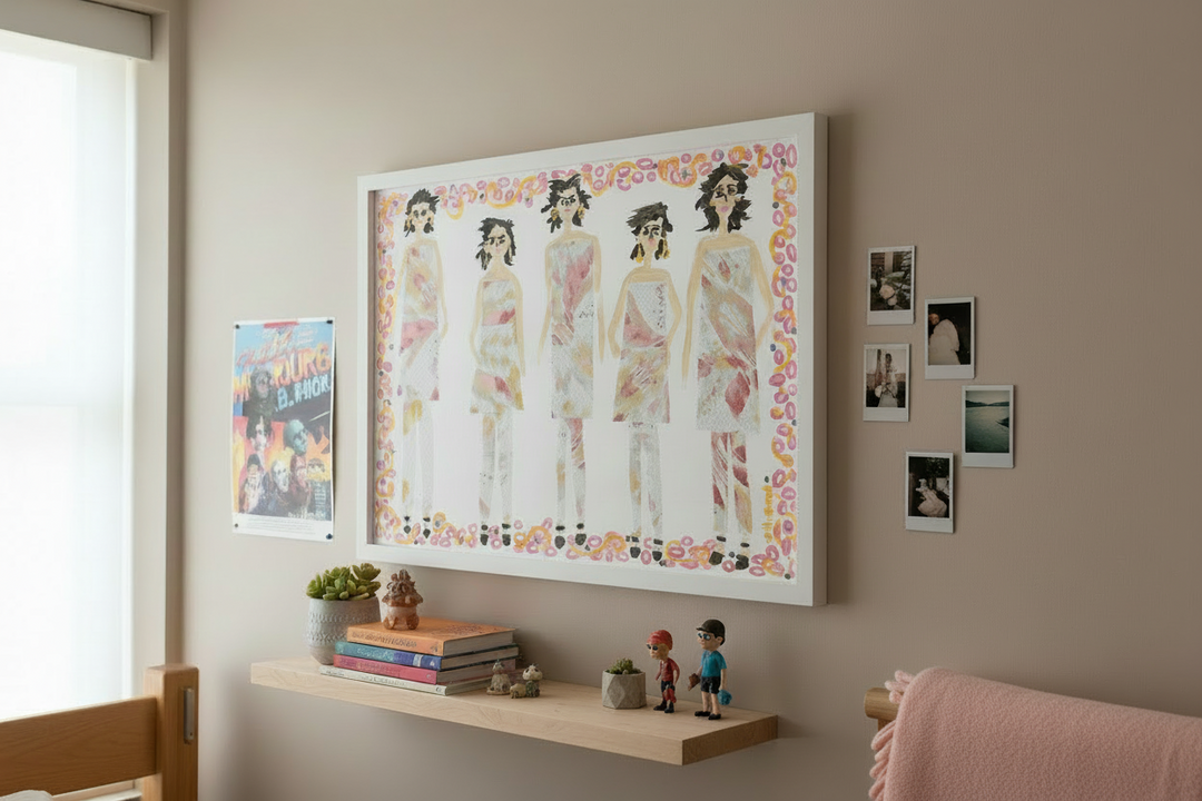 Fashionistas - 18"H x 24"W