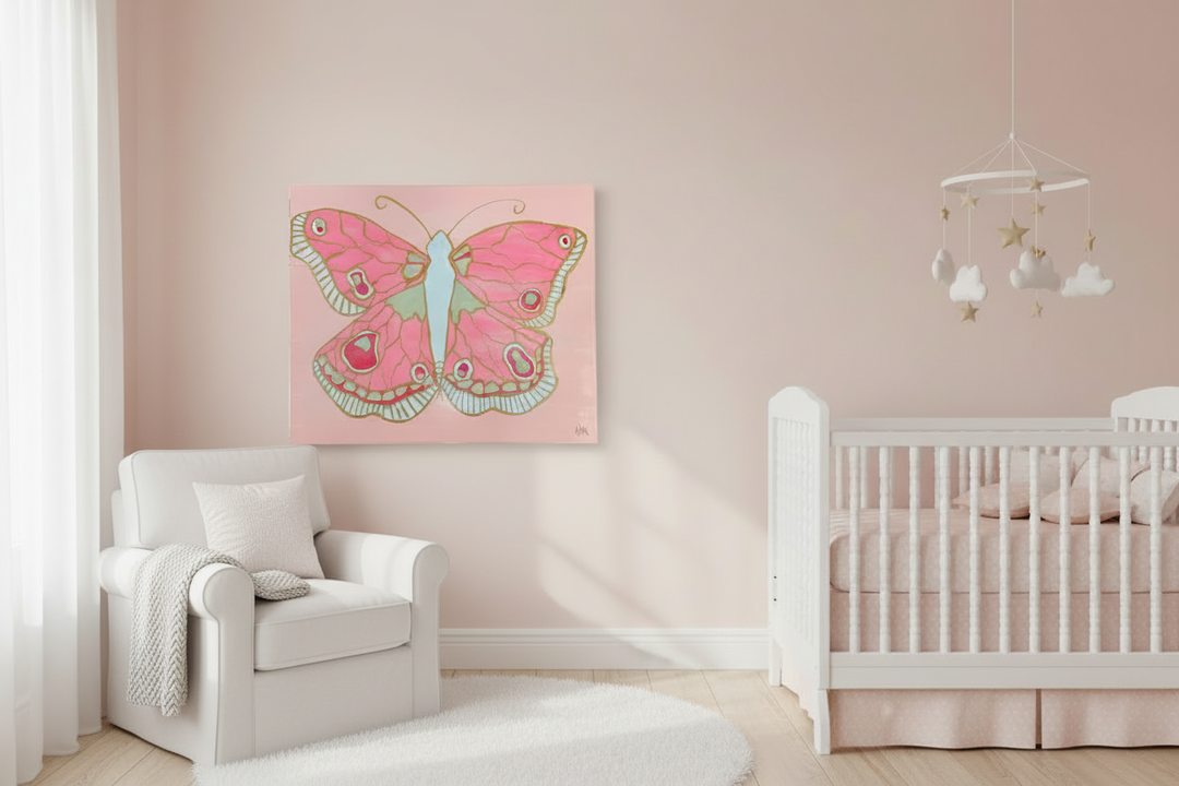 Fly Fly Away - 24"W x 20"H