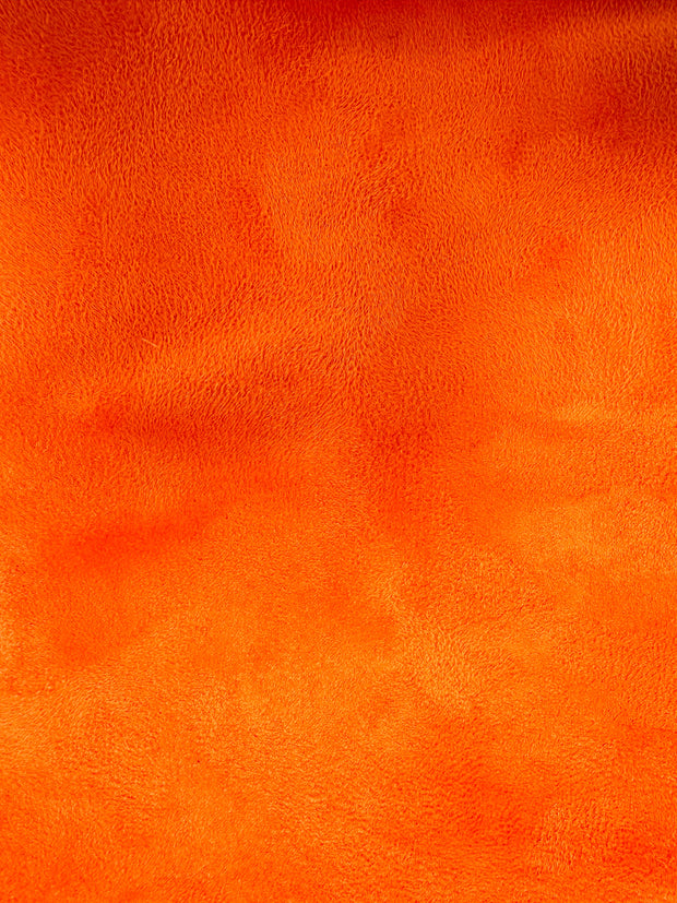Fabric Swatch - Tangerine Suede