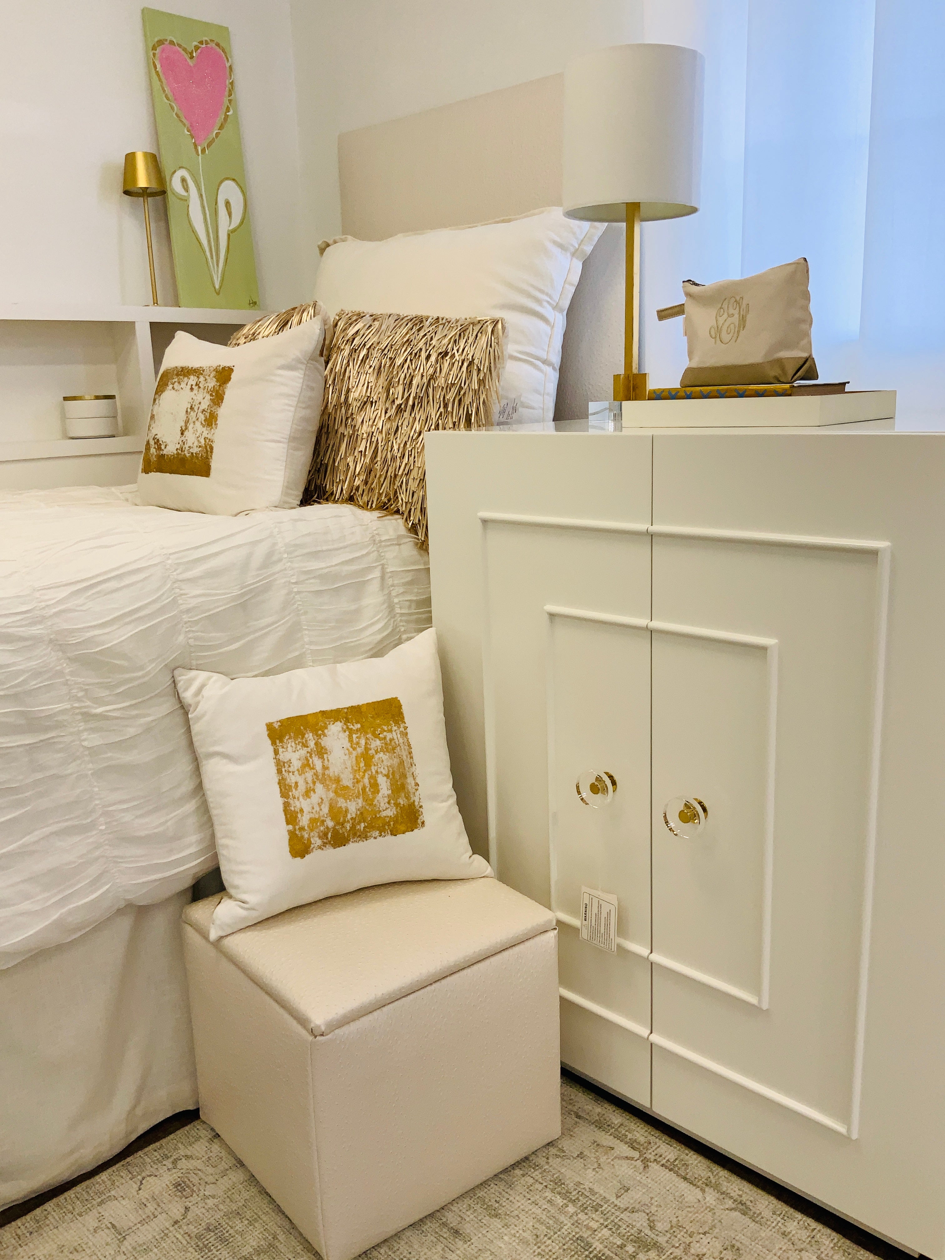 Judd Console Cabinet in White - Deliver to Samford University