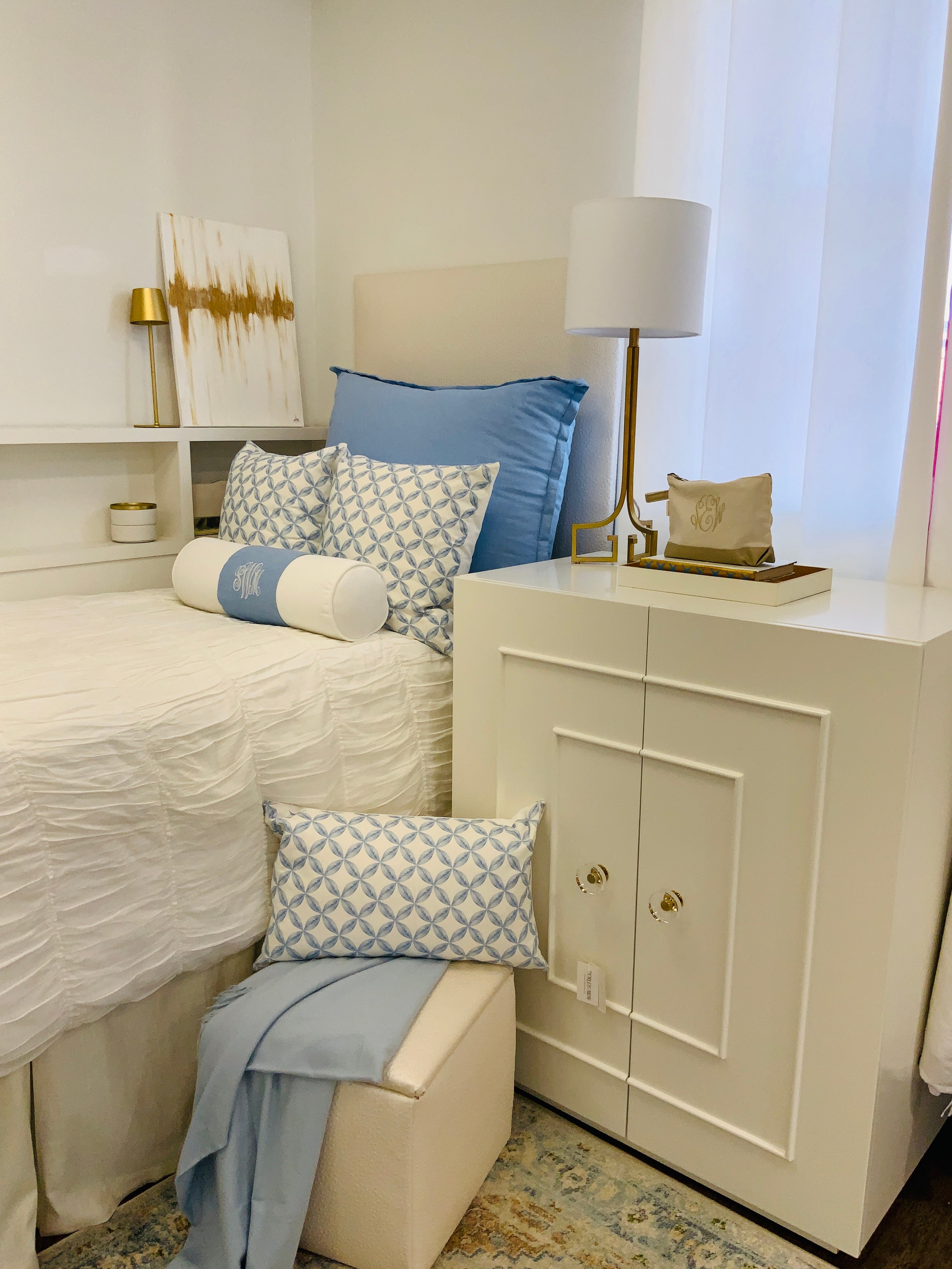 Judd Console Cabinet in White - Deliver to Samford University