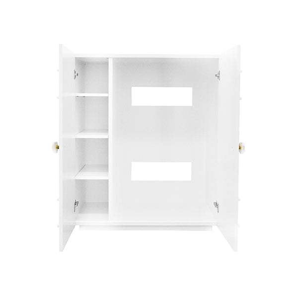 Judd Console Cabinet in White - Freight to your home or school