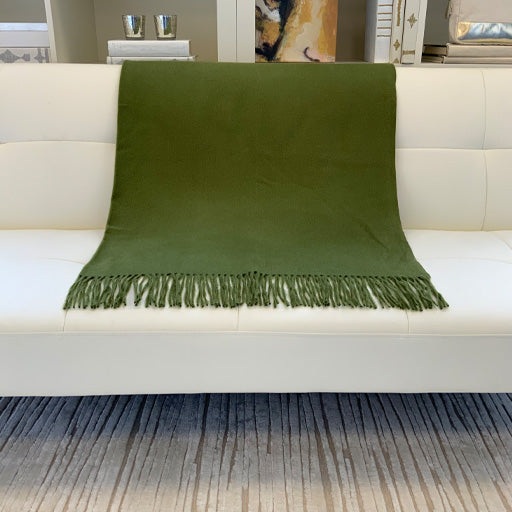 Edinburgh Throw - Olive