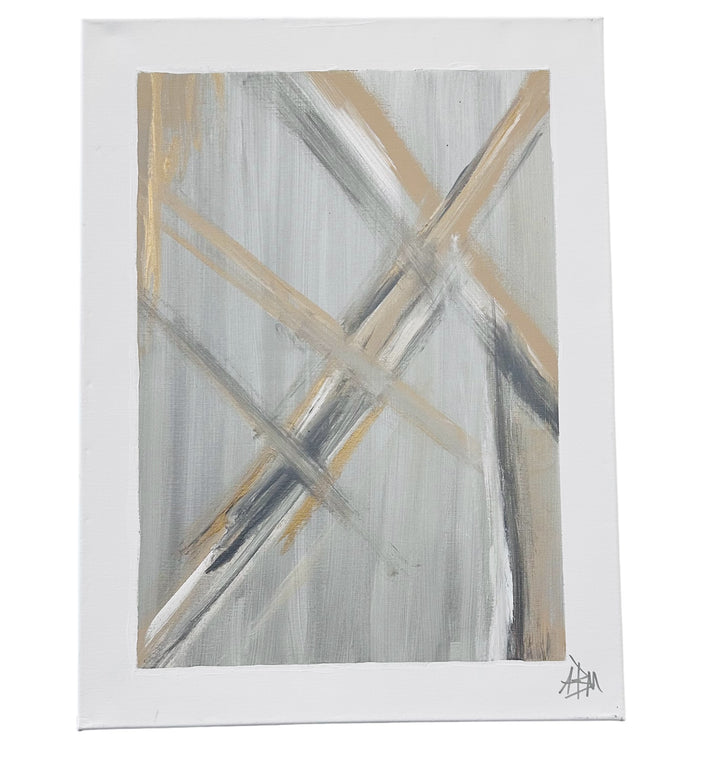 Neutral Vibes B - 18"W x 24"H