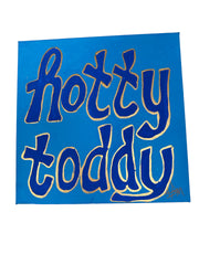 Hotty Toddy Blue on Blue - 12" x 12"