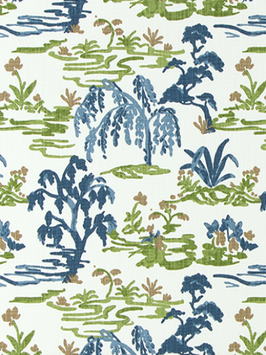 Fabric Swatch - Garden Navy