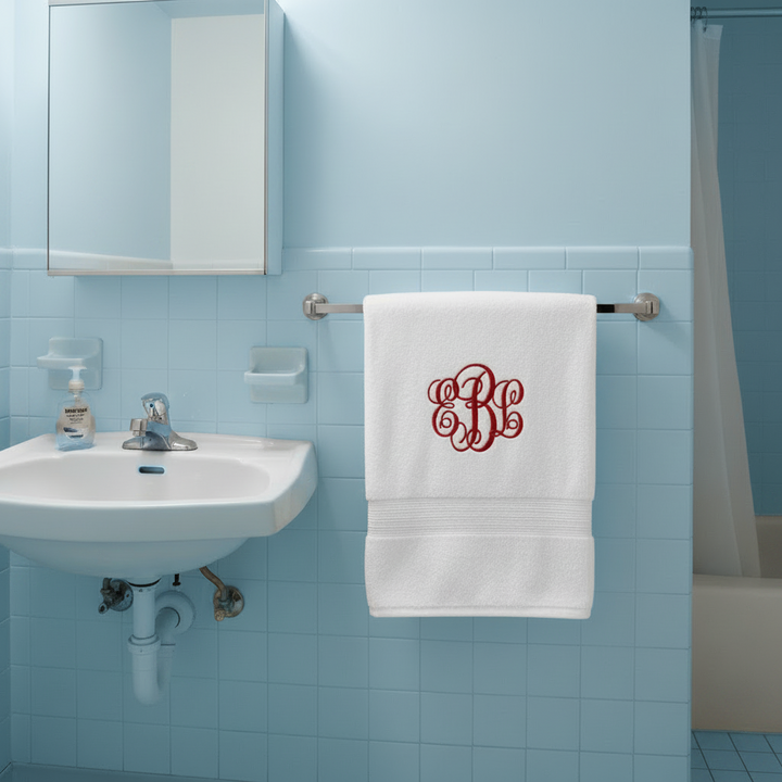 Simple Cotton Bath Sheet - White
