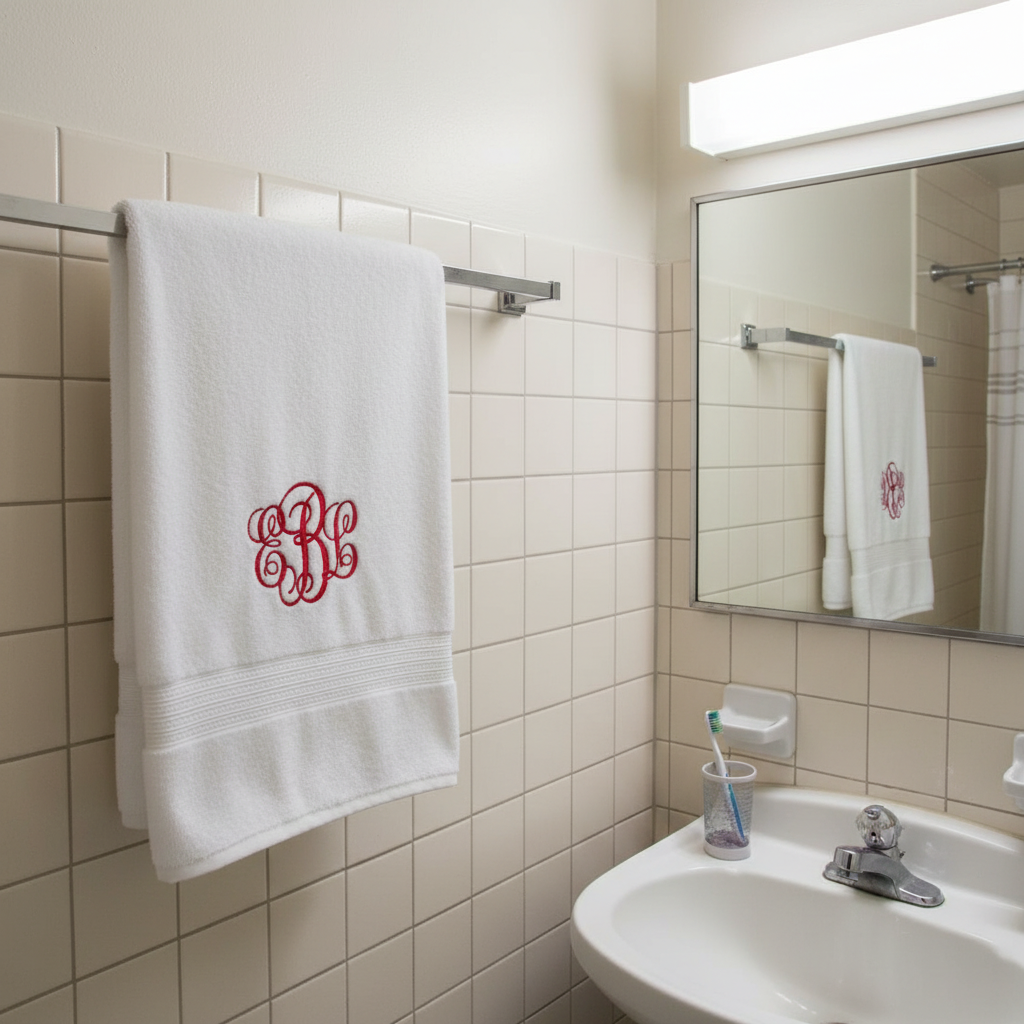 Simple Cotton Wash Cloth - White