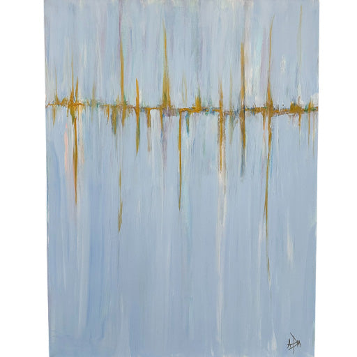 Customized Heartbeat Painting 30"W x 40"H