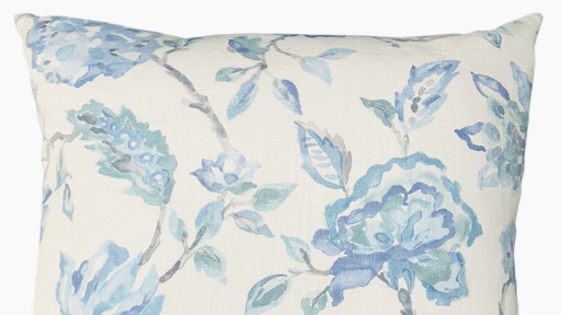 Camille Pillow - Lumbar Blue