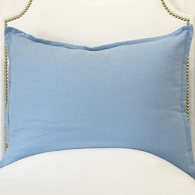 Huge Dutch Euro Pillow - Blue Jay Linen - ALLOW 2 WEEKS