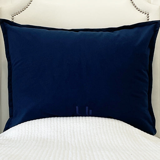 Huge Dutch Euro Pillow - Bella Deep Blue