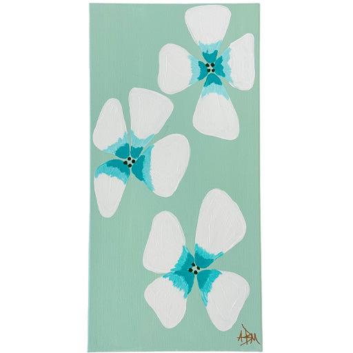 Floral Mint Long - 10"W x 20"H