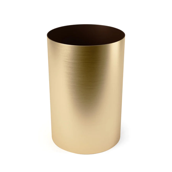 Metallic Wastebasket - Gold