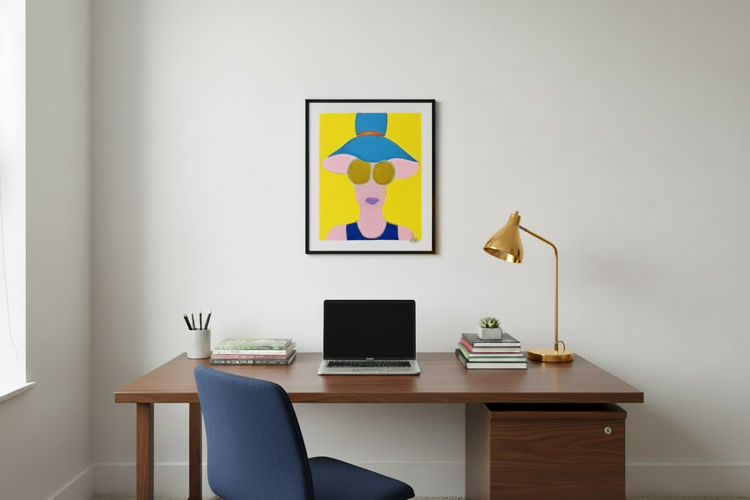 Lady in the Sun - 20"W x 24"H