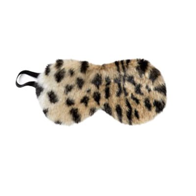 Fur Eye Mask - Leopard