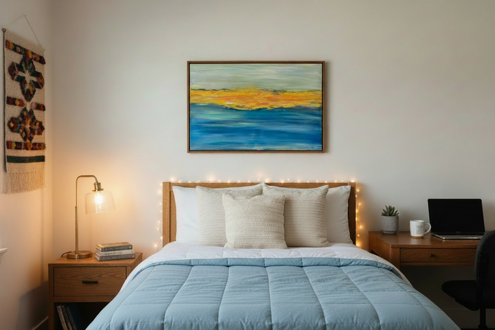 Loveliest Sunset on the Plains- 36"W x 24"H