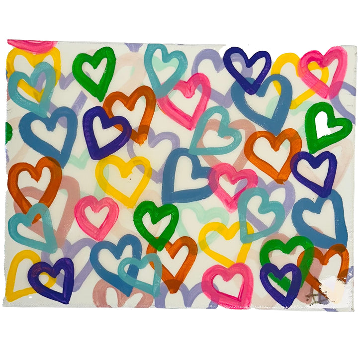 Love My Hearts - 9"W x 12"H