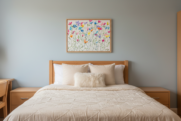 Medley of Flowers- 24"W x 18"H