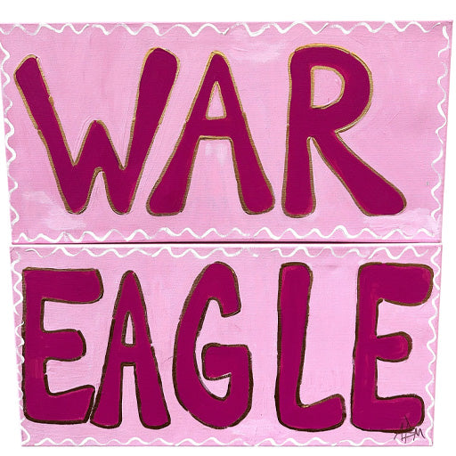 Customizable Pair of Paintings - 20"W x 10"H each