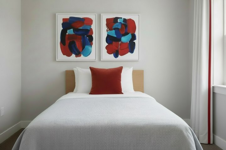 Velvet Salmon Pillow