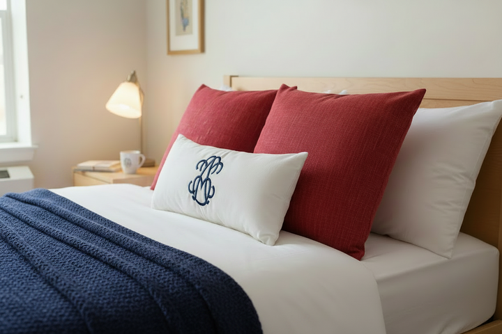 Red Twist Pillow - 22"