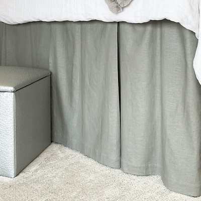 Bed Skirt Panel - Slate Gray