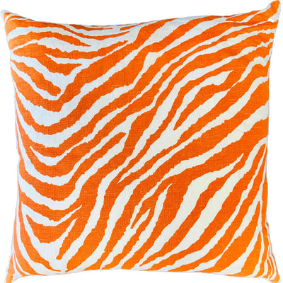 Tiger Orange Pillow - 22"