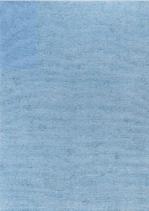 Washable Blue Rug