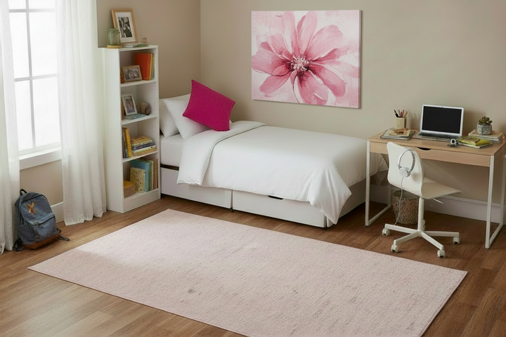 Washable Pink Rug
